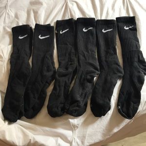 tall white nike socks